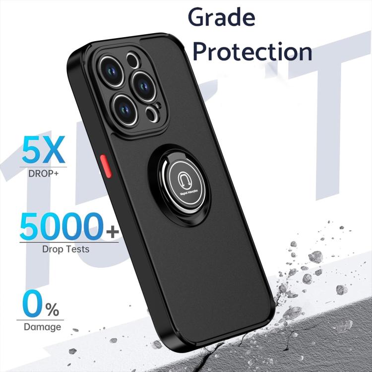 Q Shadow 1 Series TPU + PC Phone Case with Ring, For iPhone 15 Pro, For iPhone 15 Plus, For iPhone 15