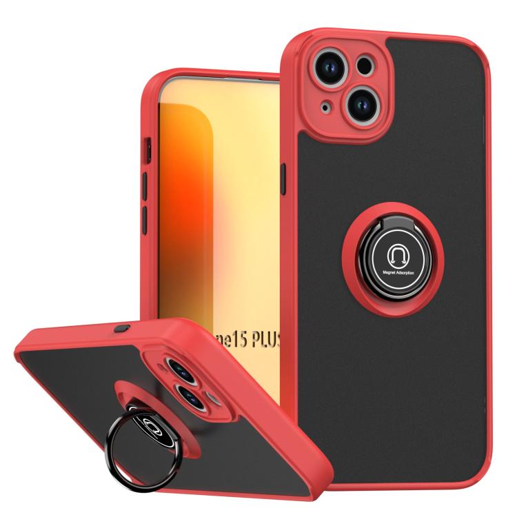 Q Shadow 1 Series TPU + PC Phone Case with Ring, For iPhone 15 Pro, For iPhone 15 Plus, For iPhone 15