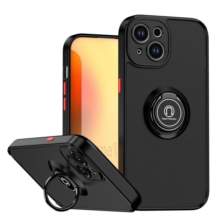 Q Shadow 1 Series TPU + PC Phone Case with Ring, For iPhone 15 Pro, For iPhone 15 Plus, For iPhone 15