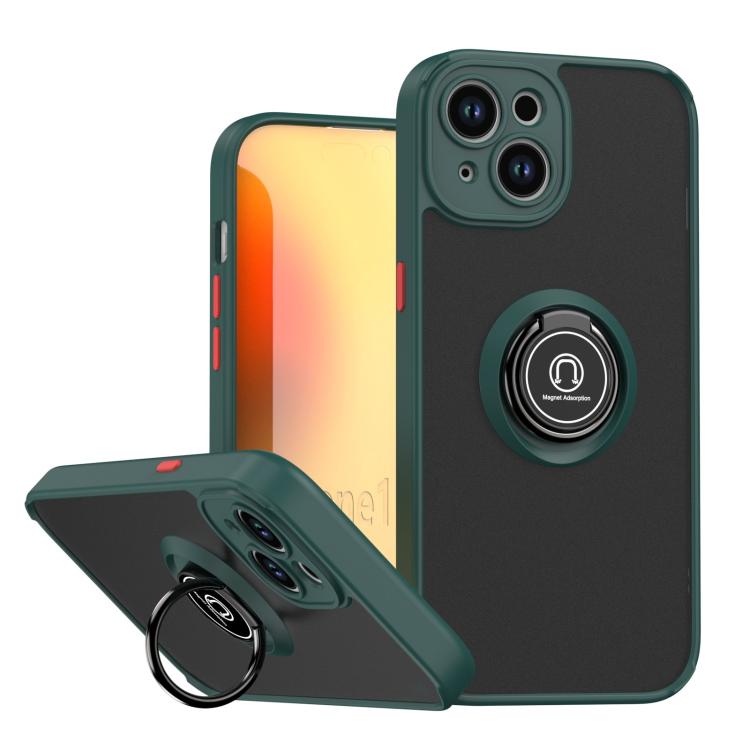Q Shadow 1 Series TPU + PC Phone Case with Ring, For iPhone 15 Pro, For iPhone 15 Plus, For iPhone 15