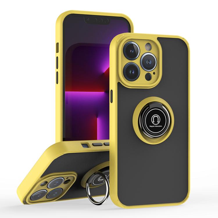 Q Shadow 1 Series TPU + PC Phone Case with Ring, For iPhone 13 Pro, For iPhone 12, For iPhone 12 Pro Max
