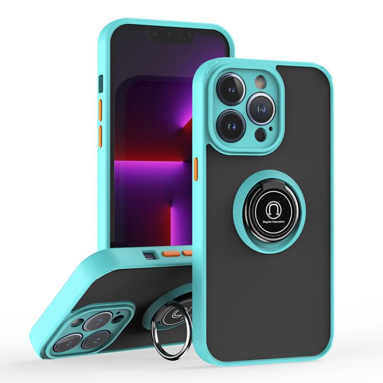 Q Shadow 1 Series TPU + PC Phone Case with Ring, For iPhone 13 Pro, For iPhone 12, For iPhone 12 Pro Max