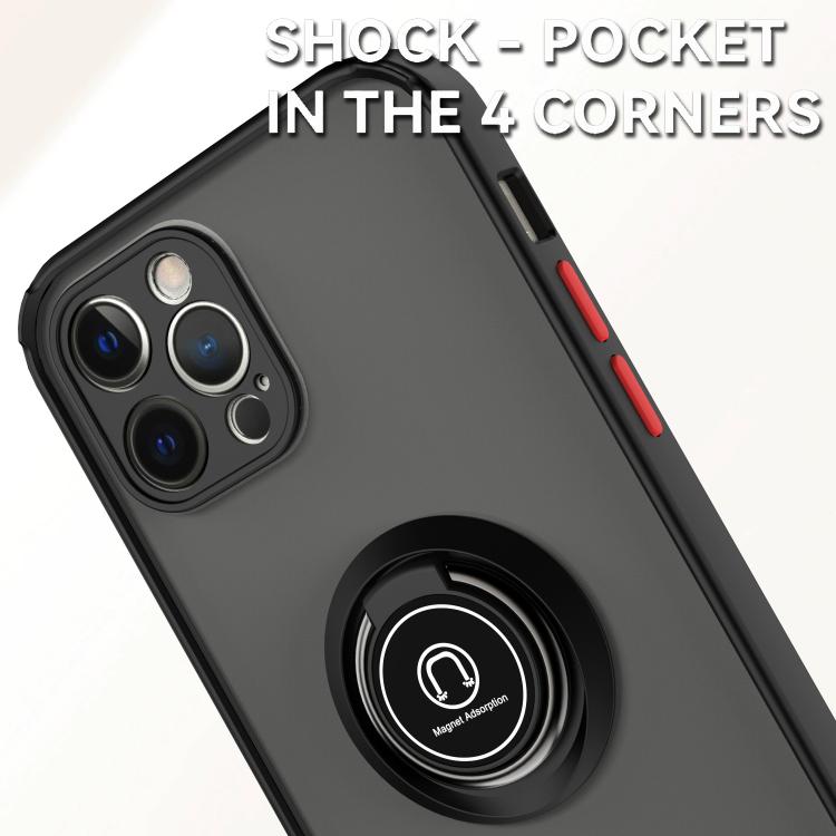 Q Shadow 1 Series TPU + PC Phone Case with Ring, For iPhone 12 Pro