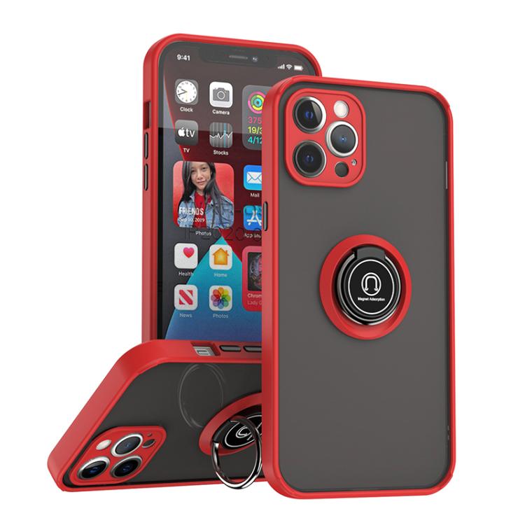 Q Shadow 1 Series TPU + PC Phone Case with Ring, For iPhone 13 Pro, For iPhone 12, For iPhone 12 Pro Max