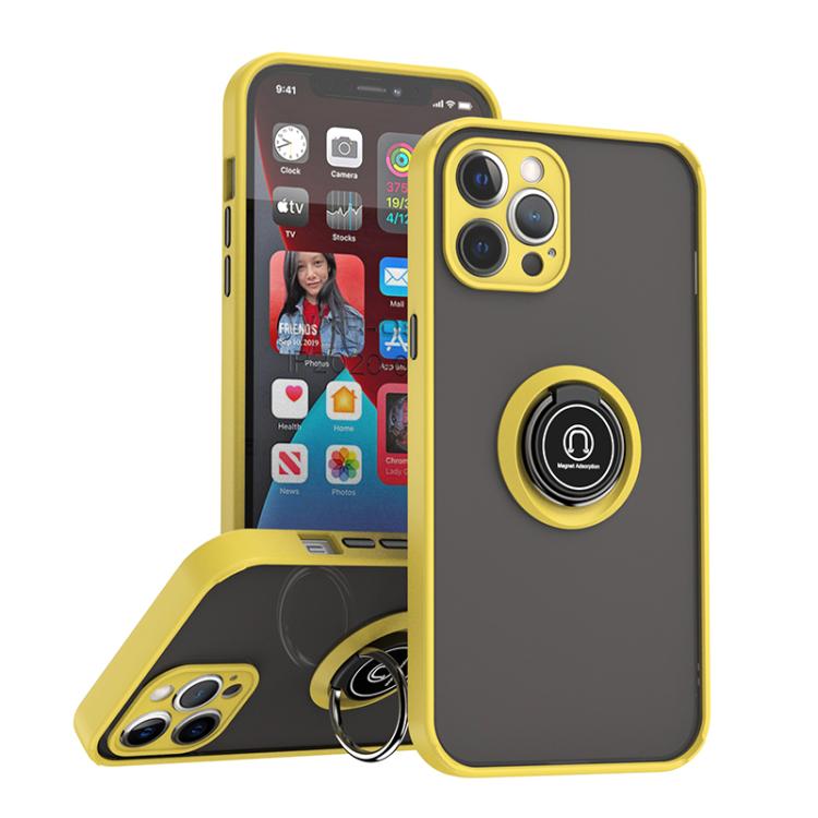 Q Shadow 1 Series TPU + PC Phone Case with Ring, For iPhone 13 Pro, For iPhone 12, For iPhone 12 Pro Max