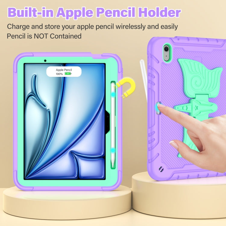 Kickstand PC Hybrid Silicone Tablet Case with Strap