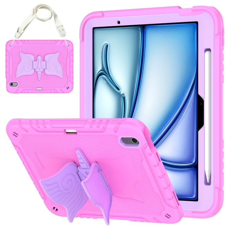 Kickstand PC Hybrid Silicone Tablet Case with Strap
