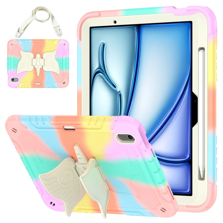 Kickstand PC Hybrid Silicone Tablet Case with Strap