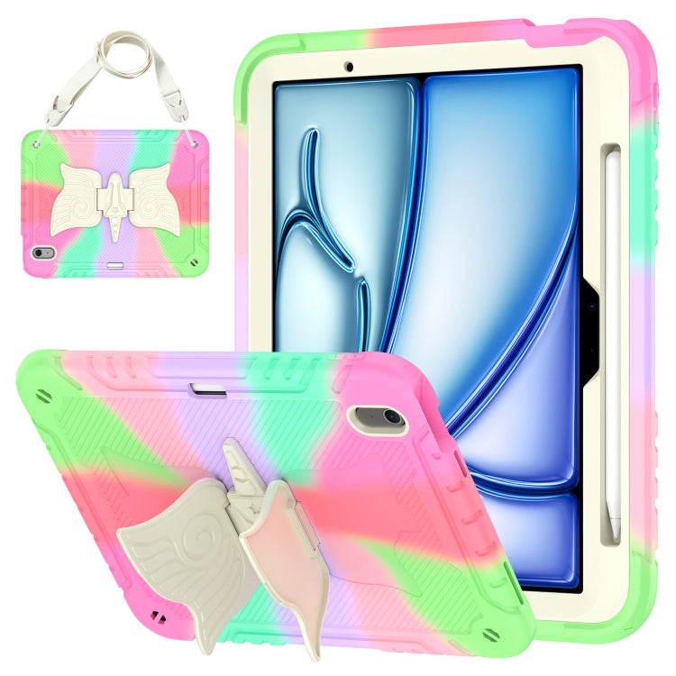 Kickstand PC Hybrid Silicone Tablet Case with Strap