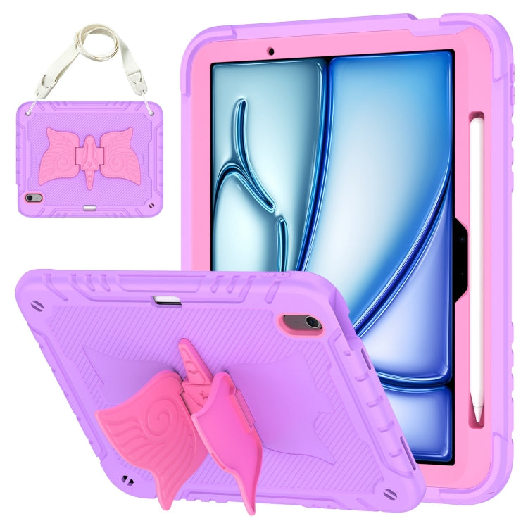 Kickstand PC Hybrid Silicone Tablet Case with Strap