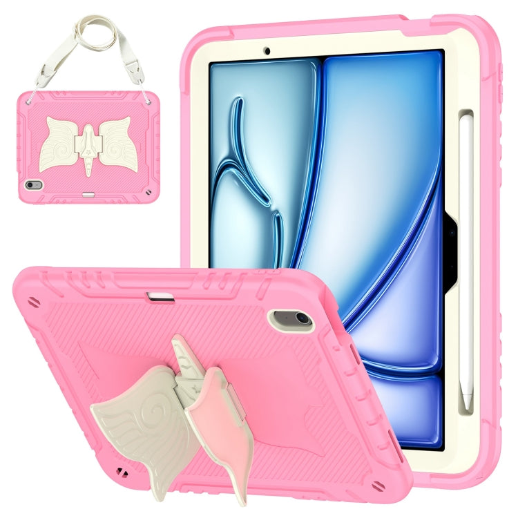 Kickstand PC Hybrid Silicone Tablet Case with Strap