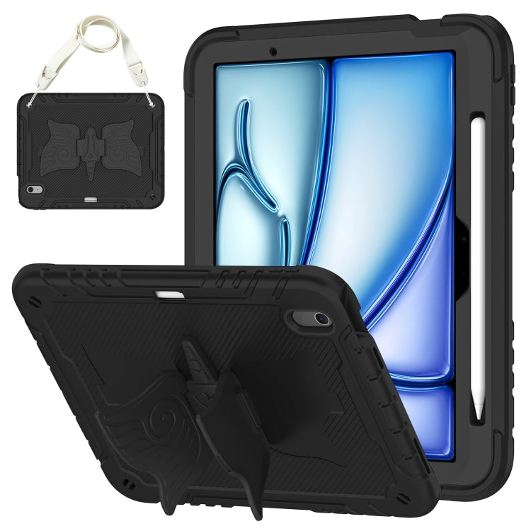 Kickstand PC Hybrid Silicone Tablet Case with Strap