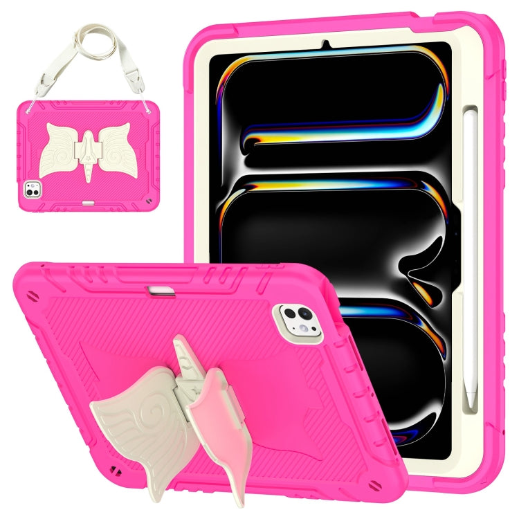 Kickstand PC Hybrid Silicone Tablet Case with Strap