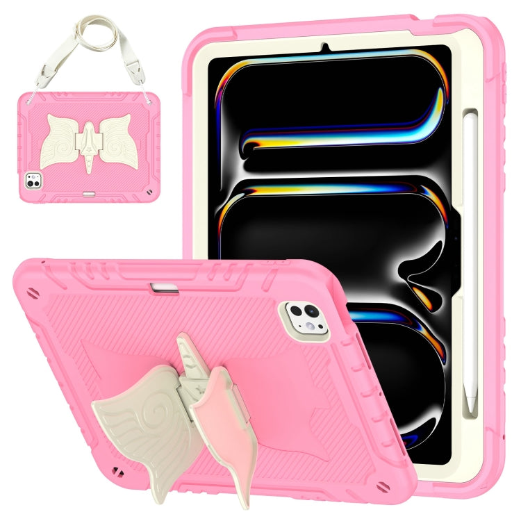 Kickstand PC Hybrid Silicone Tablet Case with Strap