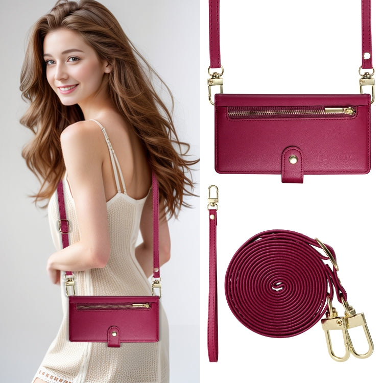 Nine Card-slot Zipper Wallet Bag Leather Phone Case, For iPhone 15, For iPhone 14 Plus, For iPhone 14, For iPhone 14 Pro