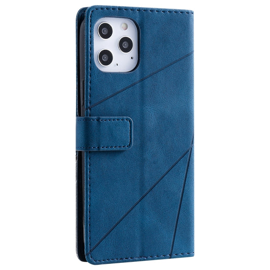 Spliced leather wallet case iPhone 12 Pro with multiple card storage compartments