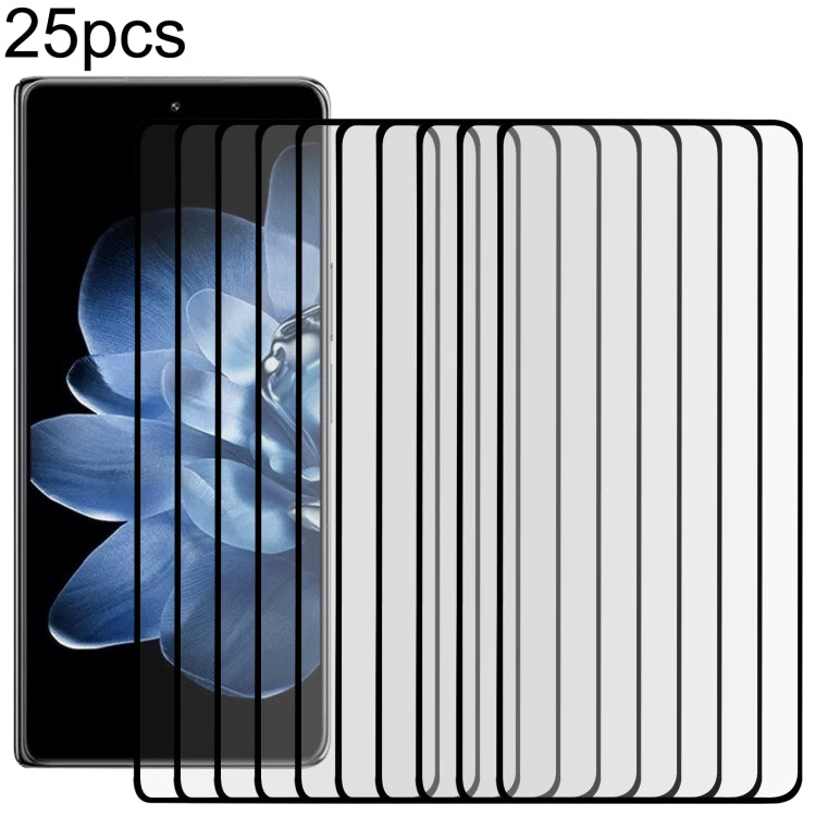 25pcs Full Glue Full Cover Screen Protector Tempered Glass Film