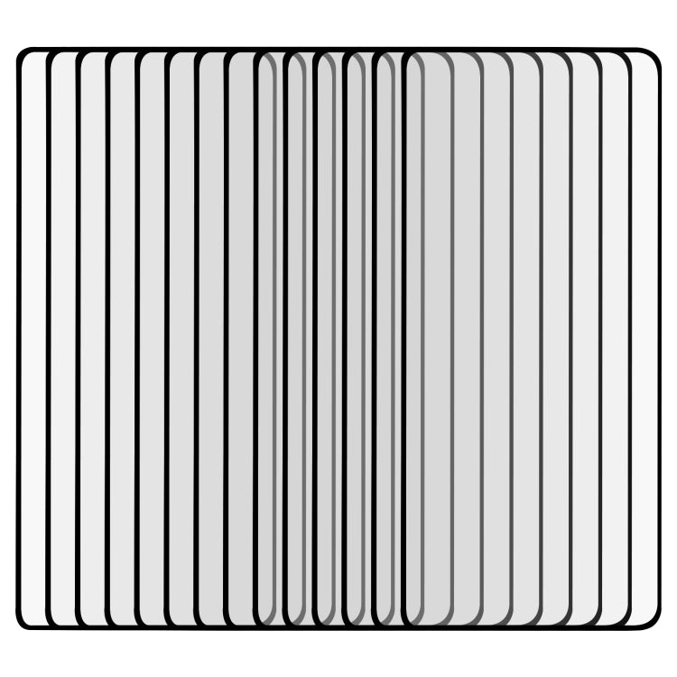 25pcs Full Glue Full Cover Screen Protector Tempered Glass Film