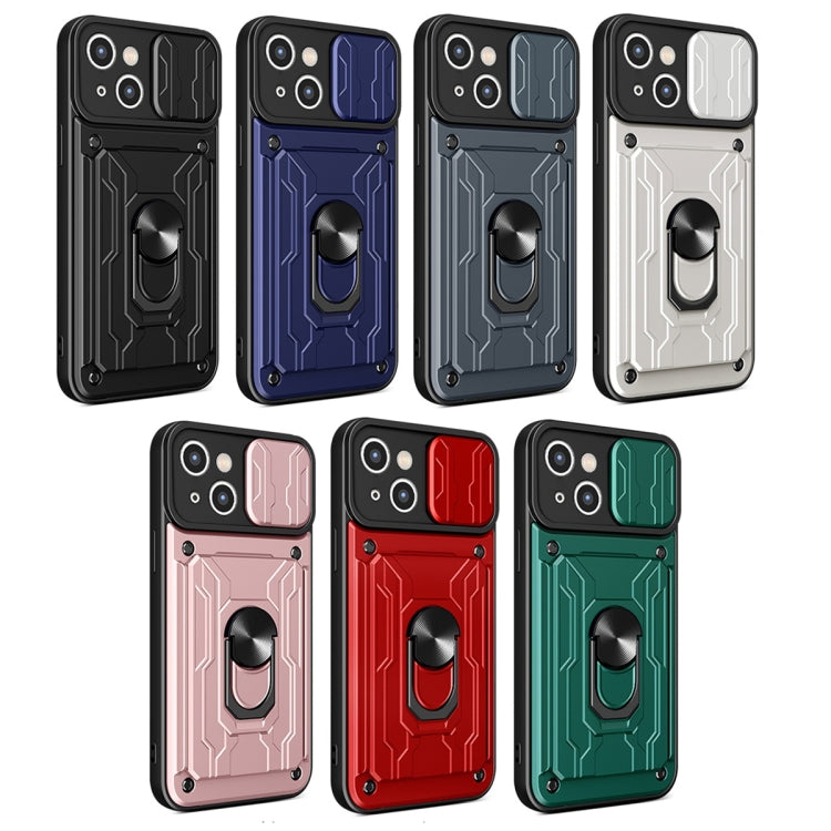Sliding Camshield Case for iPhone 15 Plus and iPhone 15 with Card Slot TPU PC