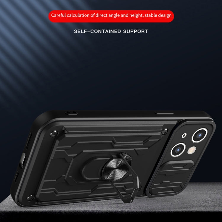 Sliding Camshield Case for iPhone 15 Plus and iPhone 15 with Card Slot TPU PC