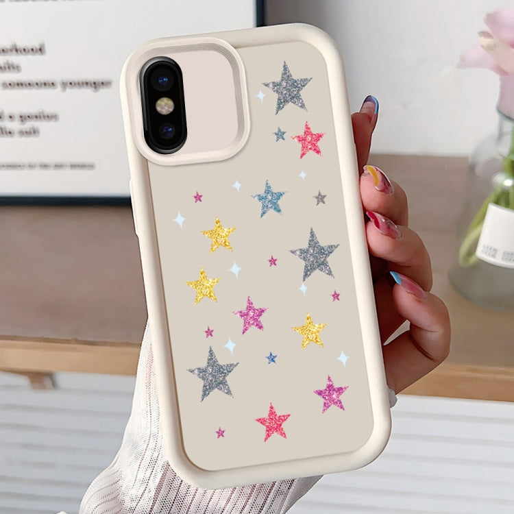 Diamond Sand TPU Full Coverage Phone Case, For iPhone XS Max, For iPhone X