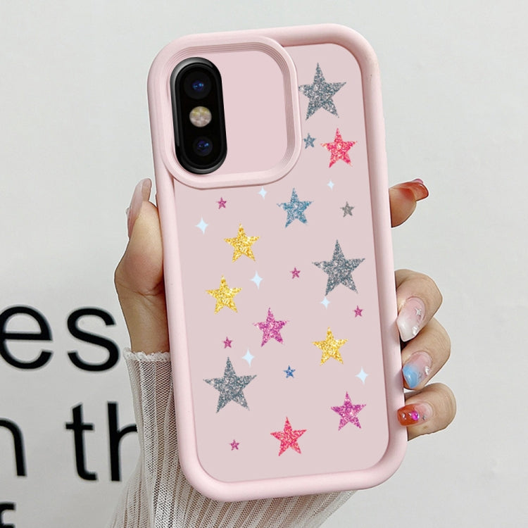 Diamond Sand TPU Full Coverage Phone Case, For iPhone XS Max, For iPhone X