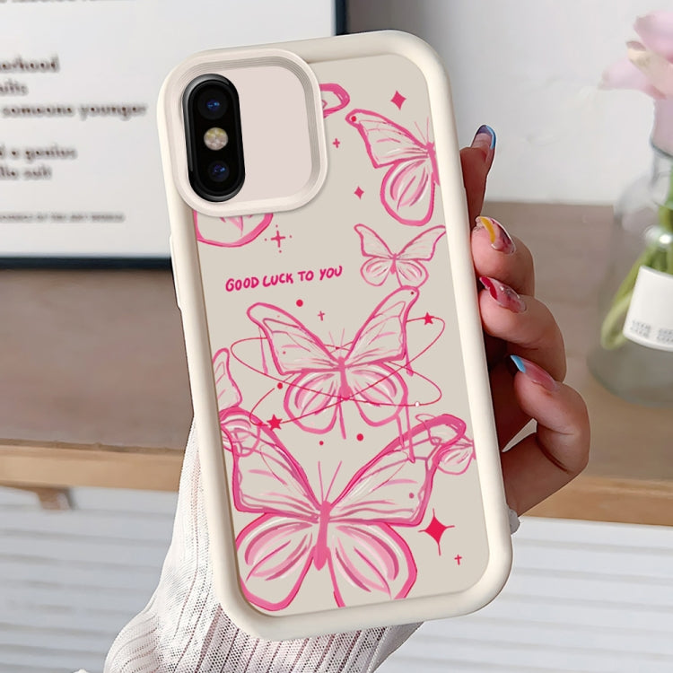 Diamond Sand TPU Full Coverage Phone Case, For iPhone XS Max, For iPhone X