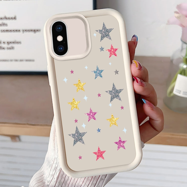Diamond Sand TPU Full Coverage Phone Case, For iPhone XS Max, For iPhone X