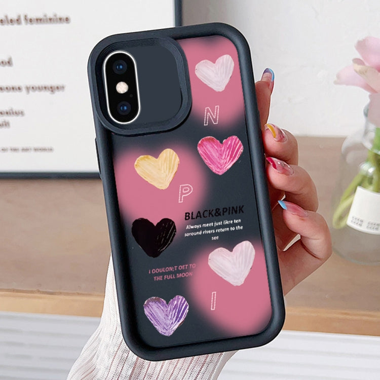 Diamond Sand TPU Full Coverage Phone Case, For iPhone XS Max, For iPhone X