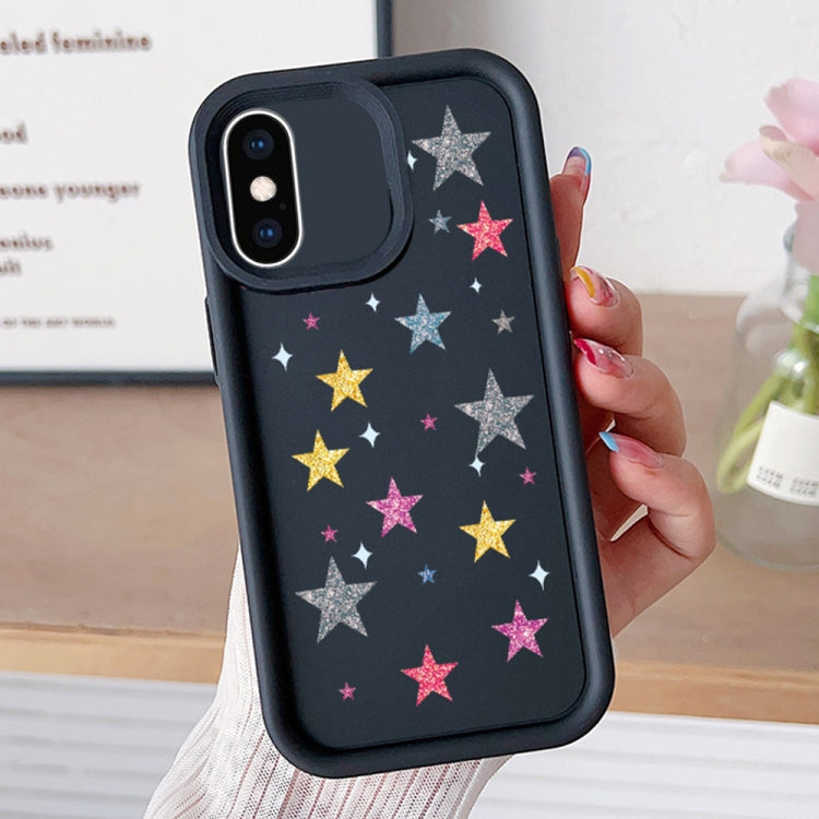 Diamond Sand TPU Full Coverage Phone Case, For iPhone XS Max, For iPhone X