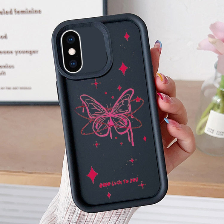 Diamond Sand TPU Full Coverage Phone Case, For iPhone XS Max, For iPhone X