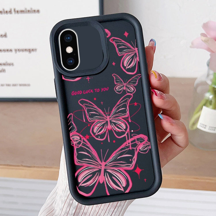 Diamond Sand TPU Full Coverage Phone Case, For iPhone XS Max, For iPhone X