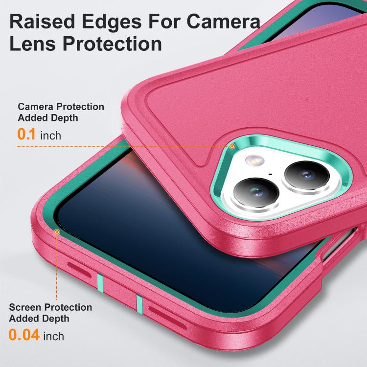 Rugged PC + Silicone Phone Case with Holder, For iPhone 17, For iPhone 17 Air