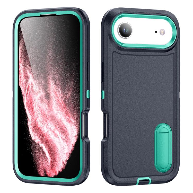 Rugged PC + Silicone Phone Case with Holder, For iPhone 17, For iPhone 17 Air