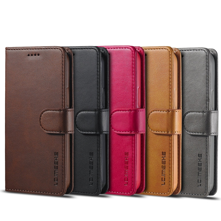 LC.IMEEKE Calf Texture Horizontal Flip Leather Case with Holder & Card Slots & Wallet