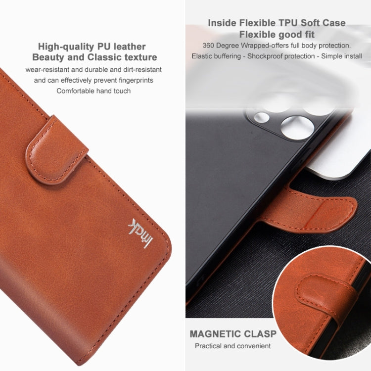 IMAK Count Series Flip Leather Phone Case
