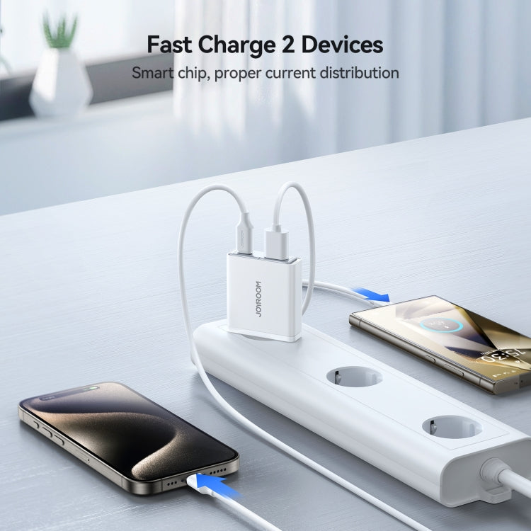 JOYROOM JR-TCF14 20W USB+USB-C / Type-C Fast Charger, JR-TCF14