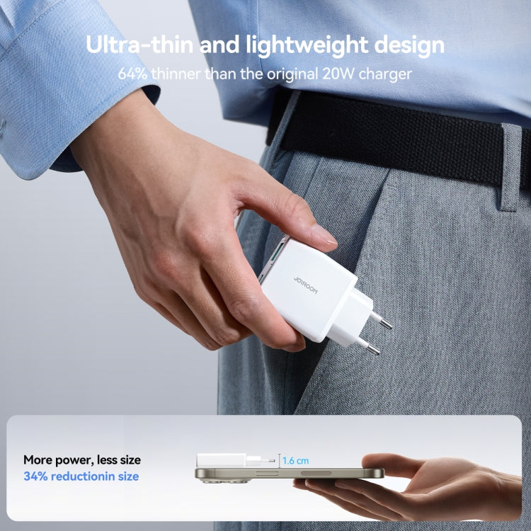 JOYROOM JR-TCF14 20W USB+USB-C / Type-C Fast Charger, JR-TCF14