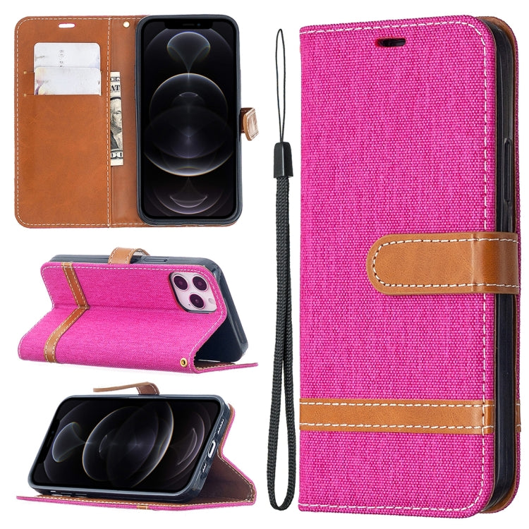 Color Matching Denim Texture Horizontal Flip Leather Case with Holder & Card Slots & Wallet & Lanyard, For iPhone 12 mini, For iPhone 12 / 12 Pro