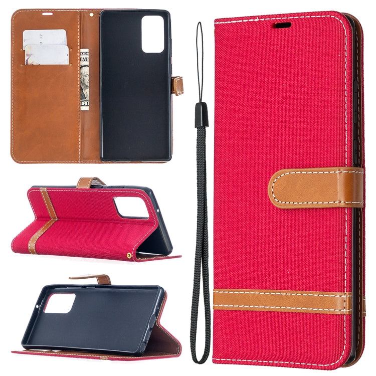 Color Matching Denim Texture Horizontal Flip Leather Case with Holder & Card Slots & Wallet & Lanyard, For iPhone 12 Pro Max, For Samsung Galaxy Note20
