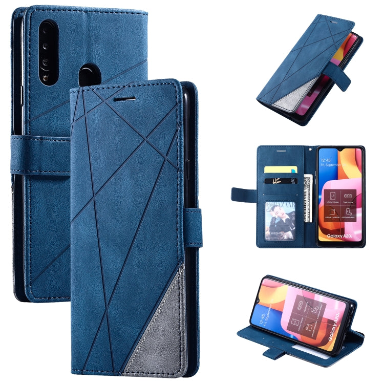 Skin Feel Splicing Horizontal Flip Leather Case with Holder & Card Slots & Wallet & Photo Frame, For Samsung Galaxy A20s, For Samsung Galaxy A70s, For Samsung Galaxy Note 8, For Samsung Galaxy A21s