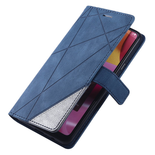 Samsung Galaxy A21s leather wallet case with multiple card slots and stand