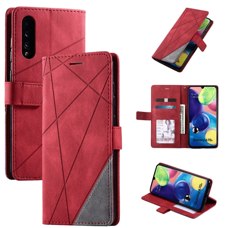 Skin Feel Splicing Horizontal Flip Leather Case with Holder & Card Slots & Wallet & Photo Frame, For Samsung Galaxy A20s, For Samsung Galaxy A70s, For Samsung Galaxy Note 8, For Samsung Galaxy A21s