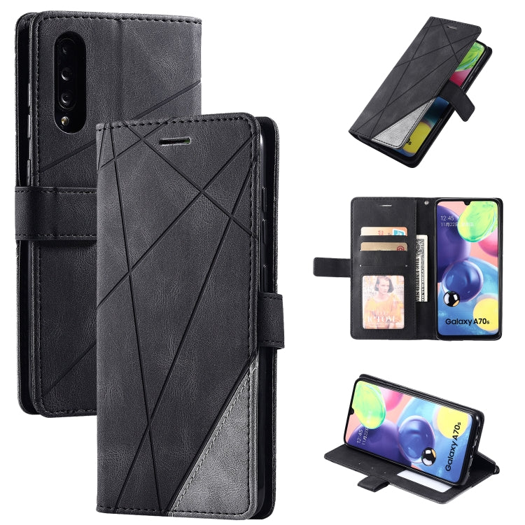 Skin Feel Splicing Horizontal Flip Leather Case with Holder & Card Slots & Wallet & Photo Frame, For Samsung Galaxy A20s, For Samsung Galaxy A70s, For Samsung Galaxy Note 8, For Samsung Galaxy A21s