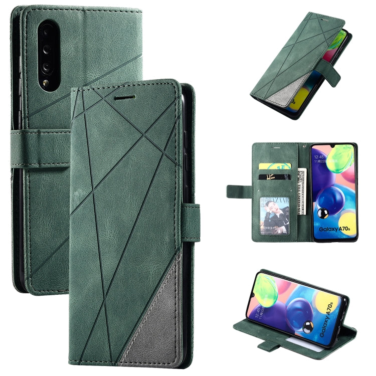 Skin Feel Splicing Horizontal Flip Leather Case with Holder & Card Slots & Wallet & Photo Frame, For Samsung Galaxy A20s, For Samsung Galaxy A70s, For Samsung Galaxy Note 8, For Samsung Galaxy A21s