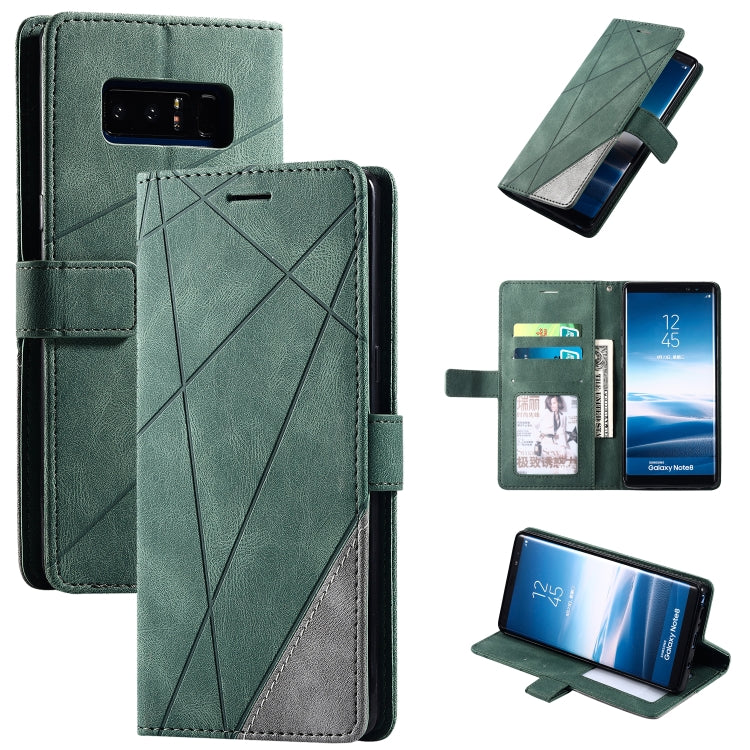Skin Feel Splicing Horizontal Flip Leather Case with Holder & Card Slots & Wallet & Photo Frame, For Samsung Galaxy A20s, For Samsung Galaxy A70s, For Samsung Galaxy Note 8, For Samsung Galaxy A21s