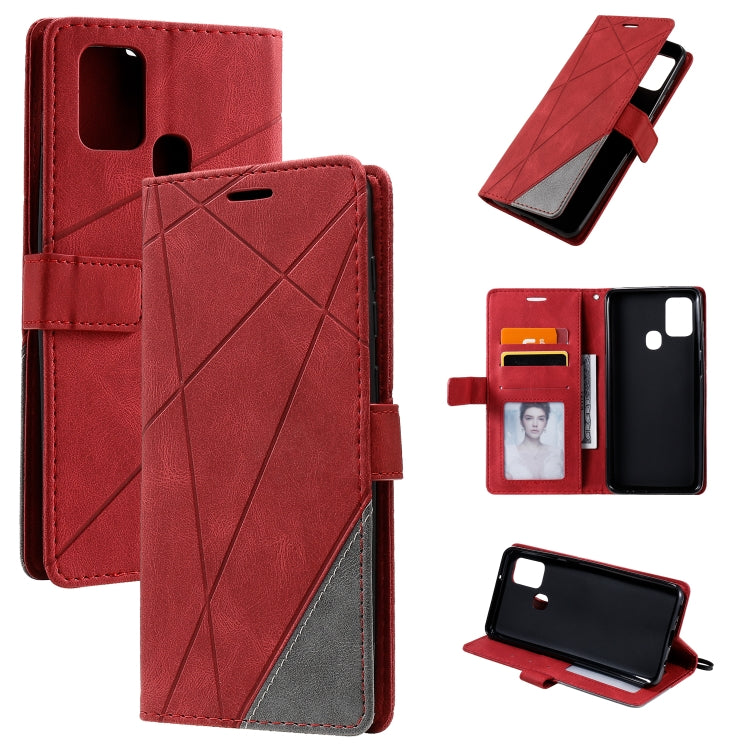 Skin Feel Splicing Horizontal Flip Leather Case with Holder & Card Slots & Wallet & Photo Frame, For Samsung Galaxy A20s, For Samsung Galaxy A70s, For Samsung Galaxy Note 8, For Samsung Galaxy A21s