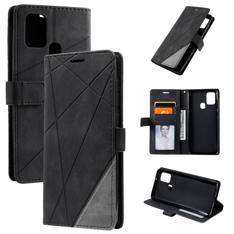 Skin Feel Splicing Horizontal Flip Leather Case with Holder & Card Slots & Wallet & Photo Frame, For Samsung Galaxy A20s, For Samsung Galaxy A70s, For Samsung Galaxy Note 8, For Samsung Galaxy A21s