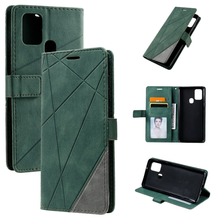 Skin Feel Splicing Horizontal Flip Leather Case with Holder & Card Slots & Wallet & Photo Frame, For Samsung Galaxy A20s, For Samsung Galaxy A70s, For Samsung Galaxy Note 8, For Samsung Galaxy A21s