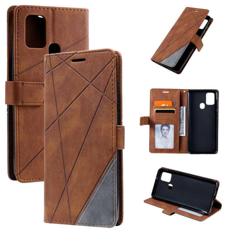Skin Feel Splicing Horizontal Flip Leather Case with Holder & Card Slots & Wallet & Photo Frame, For Samsung Galaxy A20s, For Samsung Galaxy A70s, For Samsung Galaxy Note 8, For Samsung Galaxy A21s